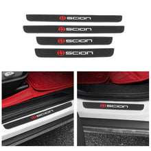 Load image into Gallery viewer, Brand New 4PCS Universal Scion Silver Rubber Car Door Scuff Sill Cover Panel Step Protector