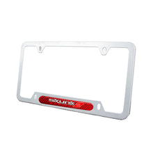 Load image into Gallery viewer, Brand New Universal 2PCS SKUNK2 Silver Metal License Plate Frame