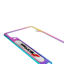 Load image into Gallery viewer, Brand New Universal 2PCS SKUNK2 Neo Chrome Metal License Plate Frame