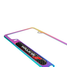 Load image into Gallery viewer, Brand New Universal 1PCS SKUNK2 Neo Chrome Metal License Plate Frame