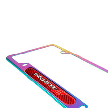 Load image into Gallery viewer, Brand New Universal 2PCS SKUNK2 Neo Chrome Metal License Plate Frame