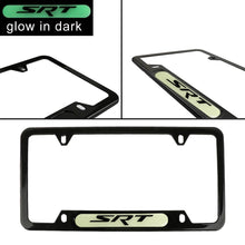 Load image into Gallery viewer, Brand New Universal 1PCS SRT Black Metal License Plate Frame