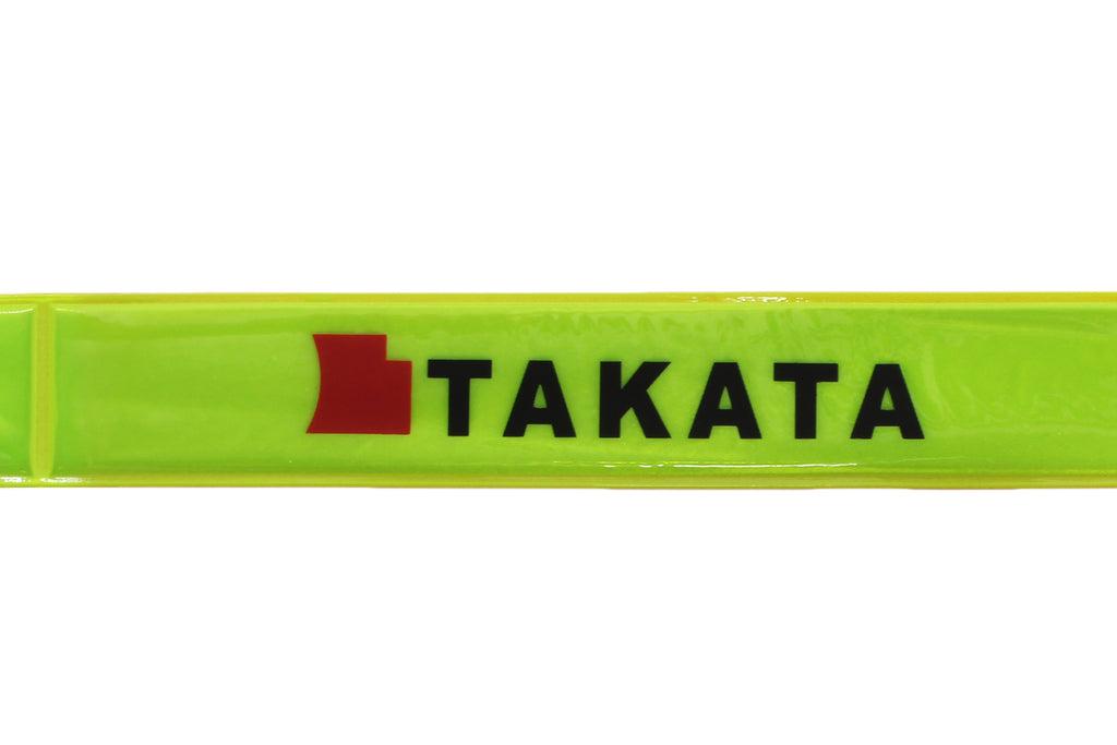 BRAND NEW JDM TAKATA REFLECTIVE STRIP DOUBLE SIDED KEYCHAIN