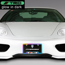 Load image into Gallery viewer, Brand New Universal 1PCS TRD Neo Chrome Metal License Plate Frame