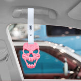 Brand New Skull Head Pink JDM TSURIKAWA Ring Subway Train Bus Handle White Strap Charm Drift