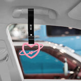 Brand New Space Heart Pink JDM TSURIKAWA Ring Subway Train Bus Handle Black Strap Charm Drift