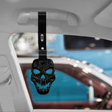 Brand New Skull Head Black JDM TSURIKAWA Ring Subway Train Bus Handle Black Strap Charm Drift