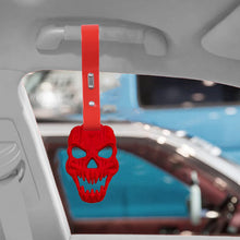 Load image into Gallery viewer, Brand New Skull Head Red JDM TSURIKAWA Ring Subway Train Bus Handle Red Strap Charm Drift