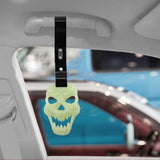 Brand New Skull Head Glow In Dark Green JDM TSURIKAWA Ring Subway Train Bus Handle Black Strap Charm Drift