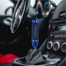 Load image into Gallery viewer, Brand New 13CM Blue Universal Bride Aluminum +Leather Gear Shift Knob Shifter Lever Head M8 M10 M12