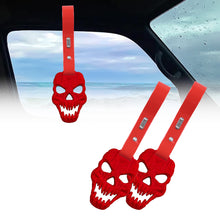 Load image into Gallery viewer, Brand New Skull Head Red JDM TSURIKAWA Ring Subway Train Bus Handle Red Strap Charm Drift