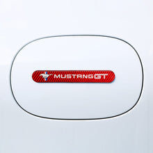 Load image into Gallery viewer, Brand New 8PCS Mustang GT Real Carbon Fiber Red Car Trunk Side Fenders Door Badge Scratch Guard Sticker