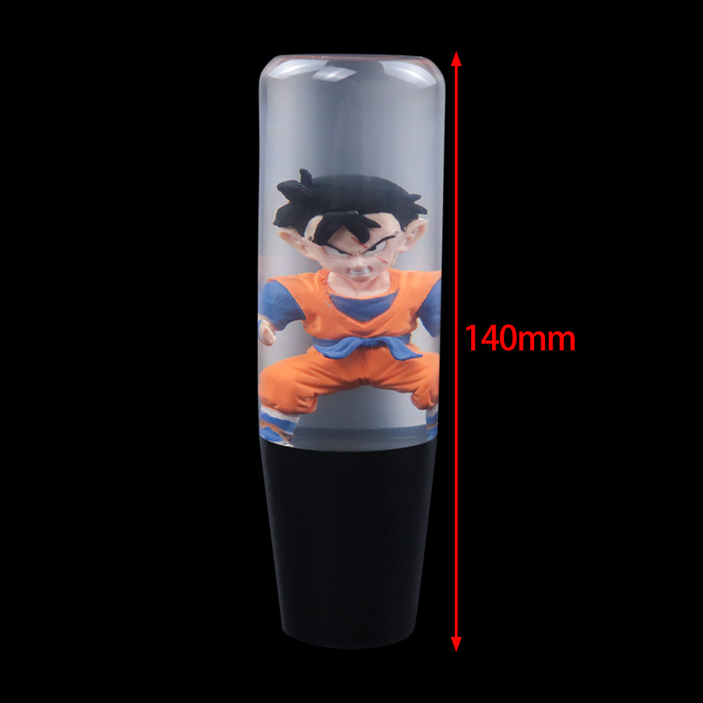 Brand New Universal Anime Dragon Ball Z Character Crystal Clear Stick Car Manual Gear Shift Knob Shifter Lever Cover