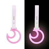 Brand New Moon Pink Glows in Dark JDM TSURIKAWA Ring Subway Train Bus Handle Strap Charm Drift