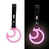 Brand New Moon Pink Glows in Dark JDM TSURIKAWA Ring Subway Train Bus Handle Strap Charm Drift