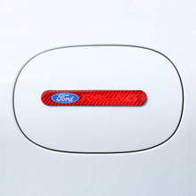 Load image into Gallery viewer, Brand New 8PCS Ford Racing Real Carbon Fiber Red Car Trunk Side Fenders Door Badge Scratch Guard Sticker