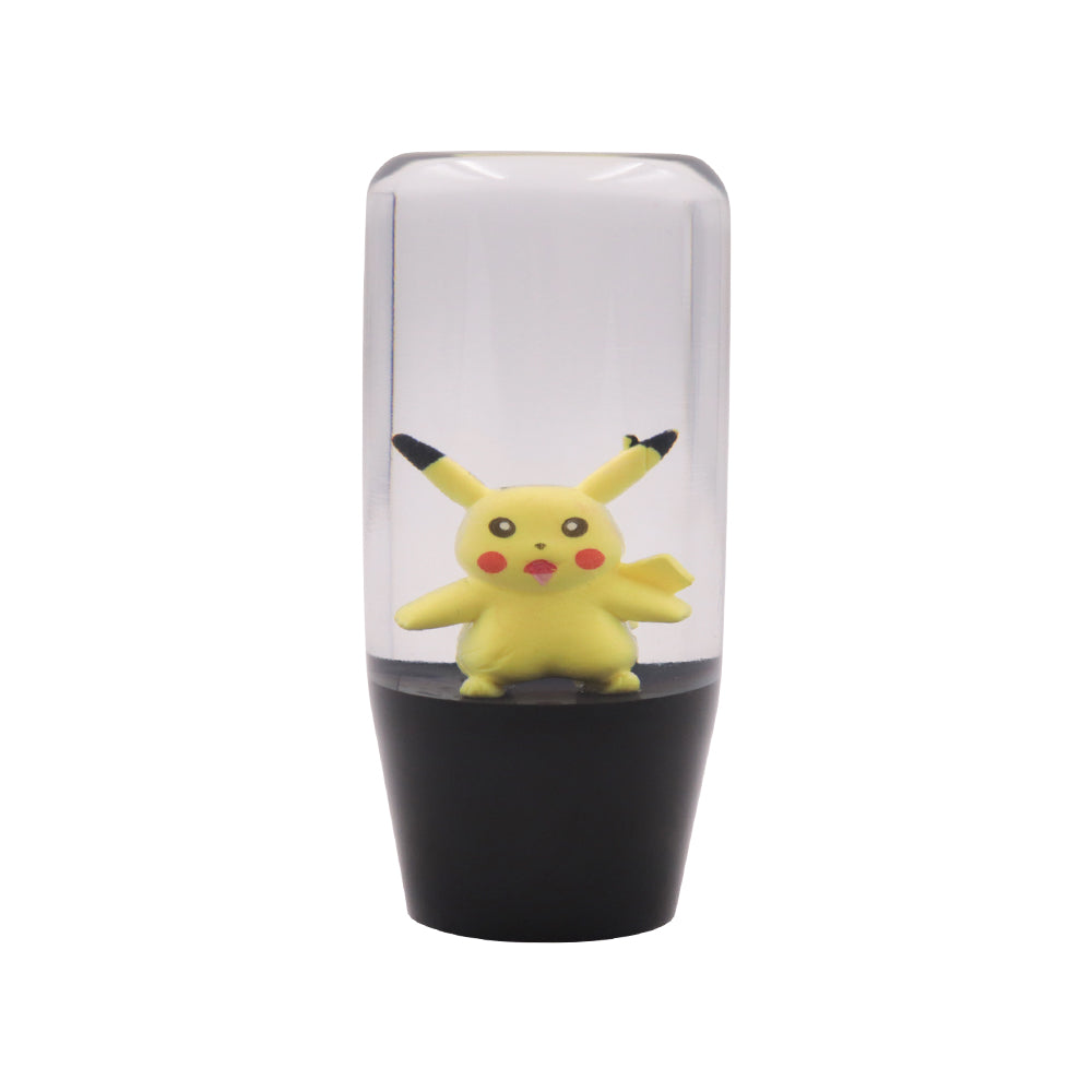 Brand New 1PCS Universal 9CM JDM Clear Anime Pikachu Manual Car Black Base Racing Stick Shift Knob M8 M10 M12