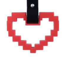 Load image into Gallery viewer, Brand New Minecraft Heart Red Handle JDM TSURIKAWA Ring Subway Train Bus Handle Strap Charm Drift