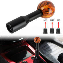 Load image into Gallery viewer, Brand New Universal Fireball Manual Gear Stick Shift Knob M8 M10 M12 &amp; Black Shifter Extender Extension