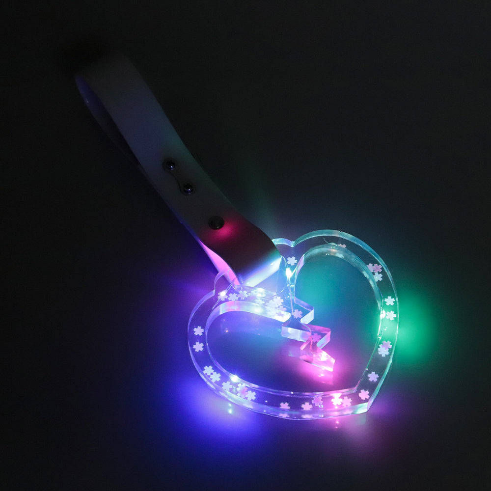 Brand New LED Broken Heart JDM TSURIKAWA Ring Subway Train Bus Handle Strap Charm Drift