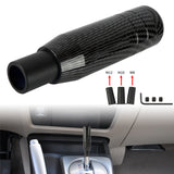 Brand New Universal JDM 13CM Aluminum Carbon Fiber Style Automatic Gear Stick Shift Knob Lever Shifter