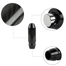 Load image into Gallery viewer, Brand New Universal Real Carbon Fiber Black Aluminum Automatic Transmission Racing Gear Shift Knob