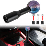 Brand New Universal Star Galaxy Manual Gear Stick Shift Knob M8 M10 M12 & Black Shifter Extender Extension