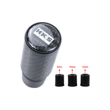 Brand New Universal HKS Black Real Carbon Fiber Racing Gear Stick Shift Knob For MT Manual M12 M10 M8