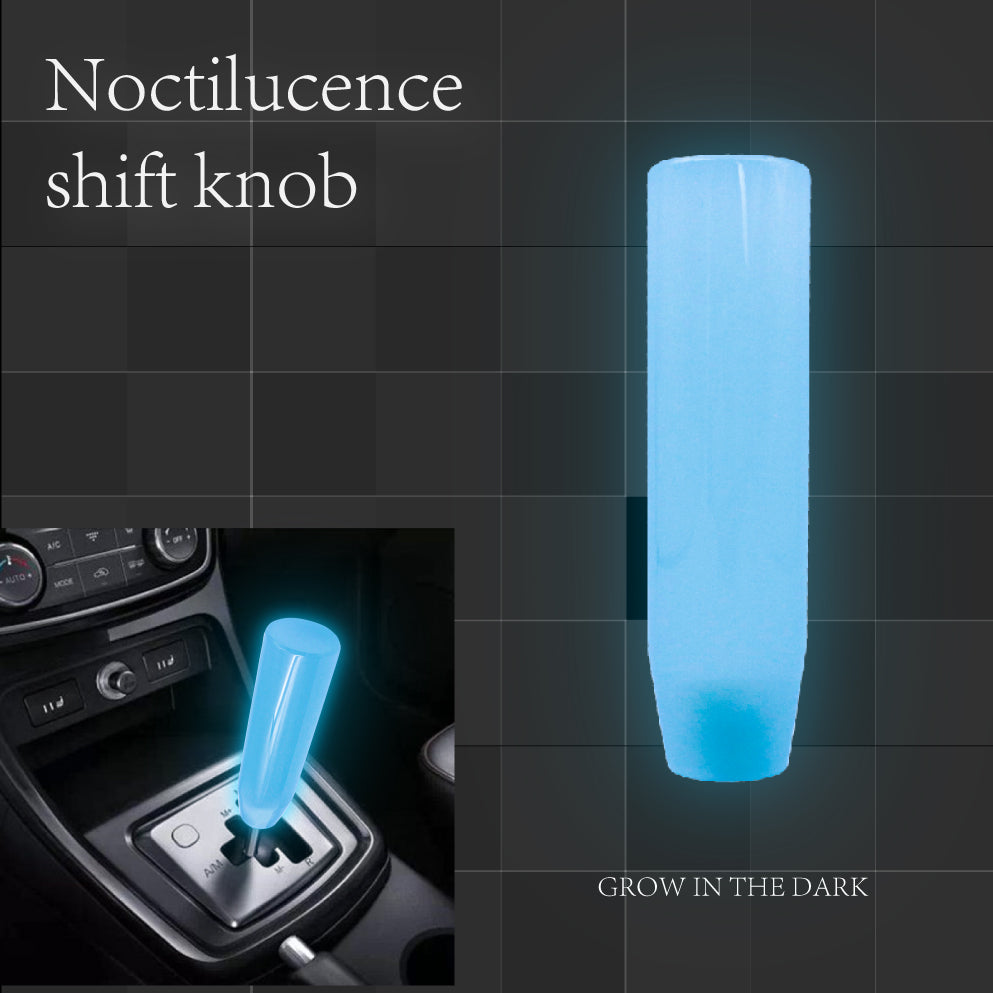 Brand New 15CM JDM Glow in the Dark Blue Manual Car Gear Long Stick Shift Knob Shifter M8 M10 M12