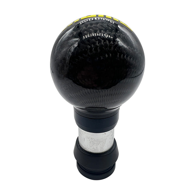 Brand New Universal Momo Real Carbon Fiber Black Round Ball Automatic Car Gear Shift Knob