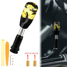 Load image into Gallery viewer, Brand New Universal JDM Crystal Rose Flowers Yellow Head Automatic Car Gear Shift Knob shifter