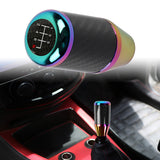 Brand New Universal 6 SPEED Neo-Chrome Real Carbon Fiber Racing Gear Stick Shift Knob For MT Manual M12 M10 M8