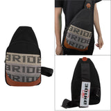 Brand New JDM BRIDE Black Backpack Molle Tactical Sling Chest Pack Shoulder Waist Messenger Bag