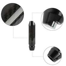 Load image into Gallery viewer, Brand New Universal Real Carbon Fiber Black Aluminum Automatic Transmission Racing Gear Shift Knob