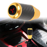 Brand New Universal Mitsubishi Gold Real Carbon Fiber Racing Gear Stick Shift Knob For MT Manual M12 M10 M8