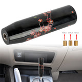 Brand New 15CM Universal Sakura Flower Pearl Black Manual Gear Stick Shift Knob Lever Shifter M12 M10 M8