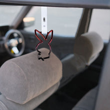 Load image into Gallery viewer, Brand New Playboy Bunny Shaped Rainbow JDM TSURIKAWA Subway Bus White Handle Strap Charm Drift