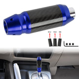 Brand New Universal Real Carbon Fiber Blue Aluminum Automatic Transmission Racing Gear Shift Knob