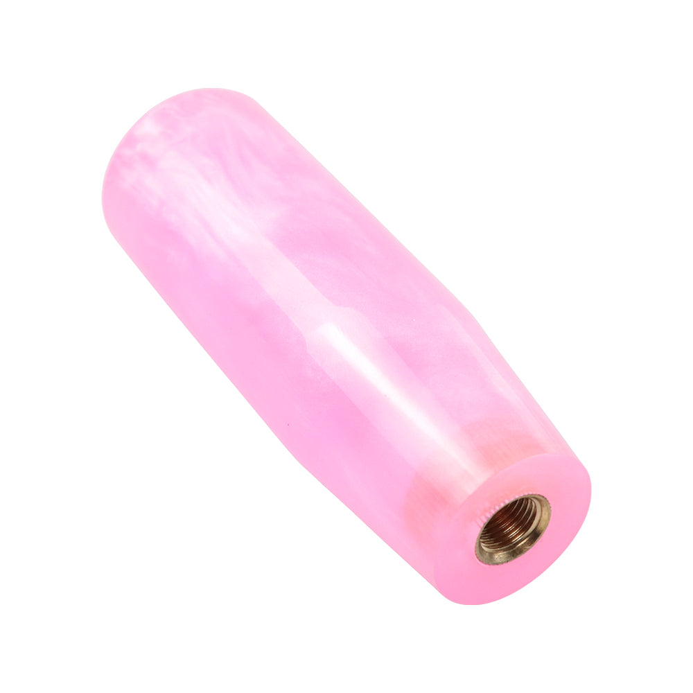 Brand New 12CM Universal Pearl Long Pink Stick Manual Car Gear Shift Knob Shifter M8 M10 M12