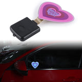 BRAND NEW 1PCS JDM HEART DRIVE SAFE Marker Lamp LED Interior Decoration Light