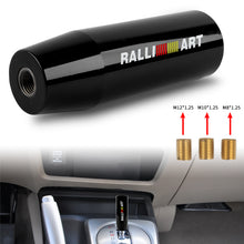 Load image into Gallery viewer, Brand New 12CM Universal Ralliart Glossy Black Stick Manual Car Gear Shift Knob Shifter M8 M10 M12