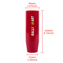 Load image into Gallery viewer, Brand New 12CM Universal Ralliart Glossy Red Long Stick Manual Car Gear Shift Knob Shifter M8 M10 M12