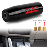 Brand New 12CM Universal HKS Glossy Black Stick Manual Car Gear Shift Knob Shifter M8 M10 M12