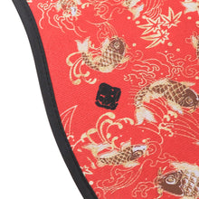 Load image into Gallery viewer, Brand New 4PCS SAKURA KOI FISH Racing Red Fabric Car Floor Mats Interior Carpets