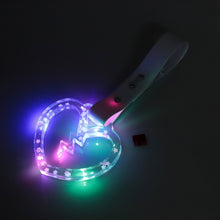 Load image into Gallery viewer, Brand New LED Broken Heart JDM TSURIKAWA Ring Subway Train Bus Handle Strap Charm Drift