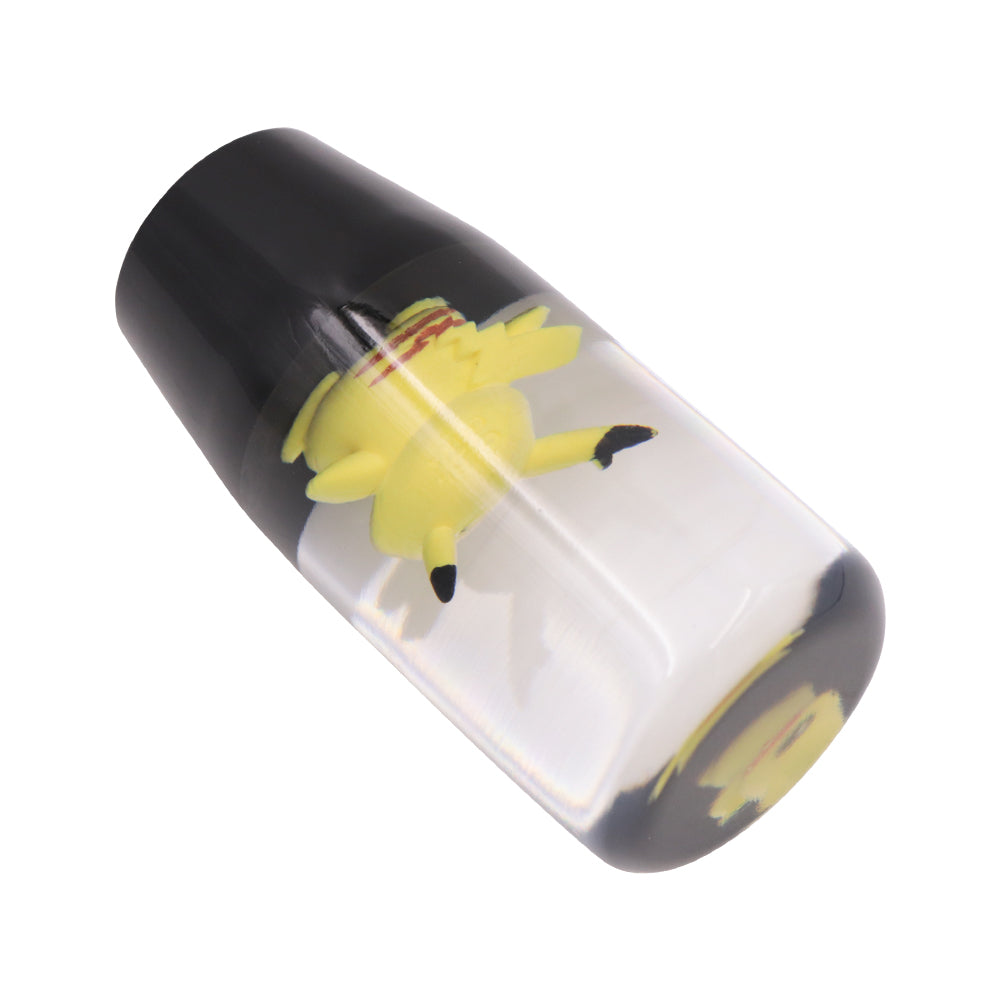 Brand New 1PCS Universal 9CM JDM Clear Anime Pikachu Manual Car Black Base Racing Stick Shift Knob M8 M10 M12