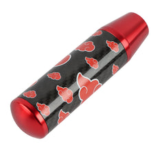 Load image into Gallery viewer, Brand New 13CM Universal Naruto Akatsuki Cloud Red Carbon Fiber Manual Gear Stick Shift Knob Lever Shifter M12 M10 M8