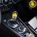 Brand New 1PCS Universal 15CM JDM Clear Yellow Real Flowers Manual Car Black Base Racing Stick Shift Knob M8 M10 M12