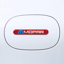 Load image into Gallery viewer, Brand New 8PCS Mopar Real Carbon Fiber Red Car Trunk Side Fenders Door Badge Scratch Guard Sticker