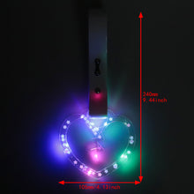 Load image into Gallery viewer, Brand New LED Broken Heart JDM TSURIKAWA Ring Subway Train Bus Handle Strap Charm Drift